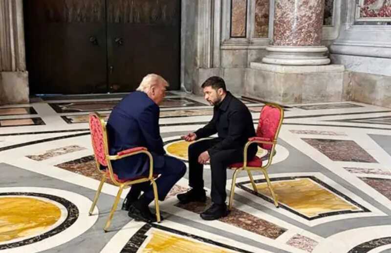Трамп опубликовал фотографию, сделанную во время встречи с Зеленским