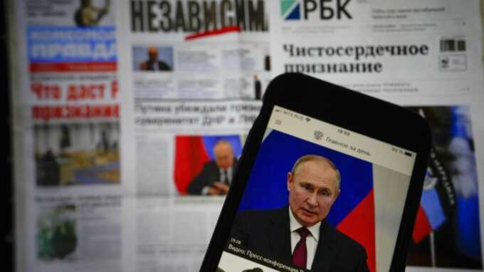 Российские боты распространяют фальшивую информацию в поддержку Путина и против Зеленского
